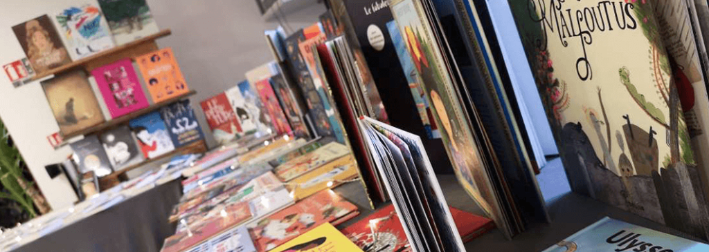 Photo de notre animation ludique "Librairie éphémère"