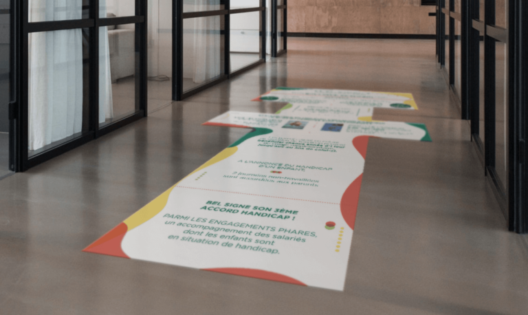 Aperçu visuel : Stickers au sol