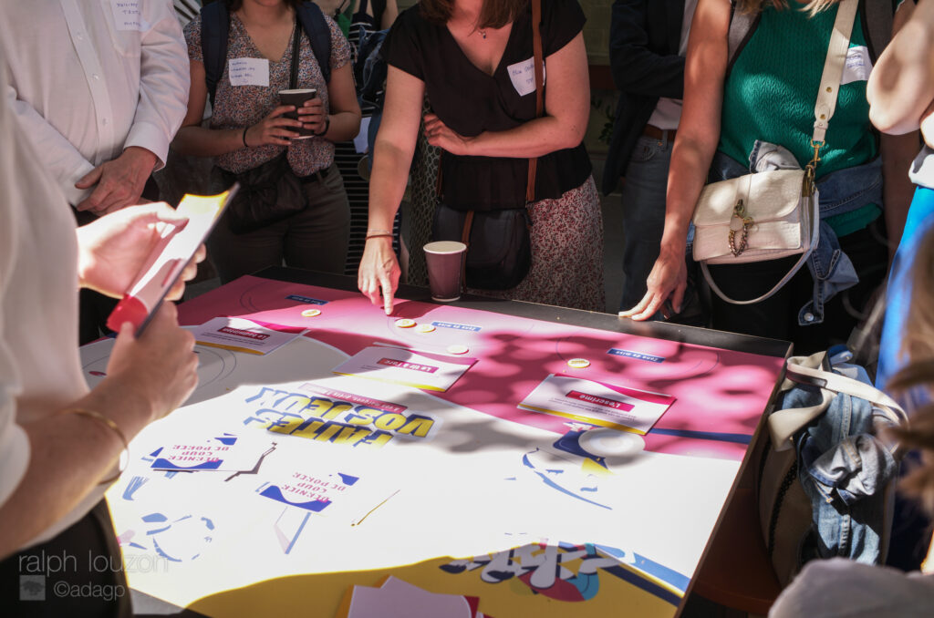 Handisport : aperçu de collaborateur.rice.s participant à notre animation ludique "Faites vos jeux"