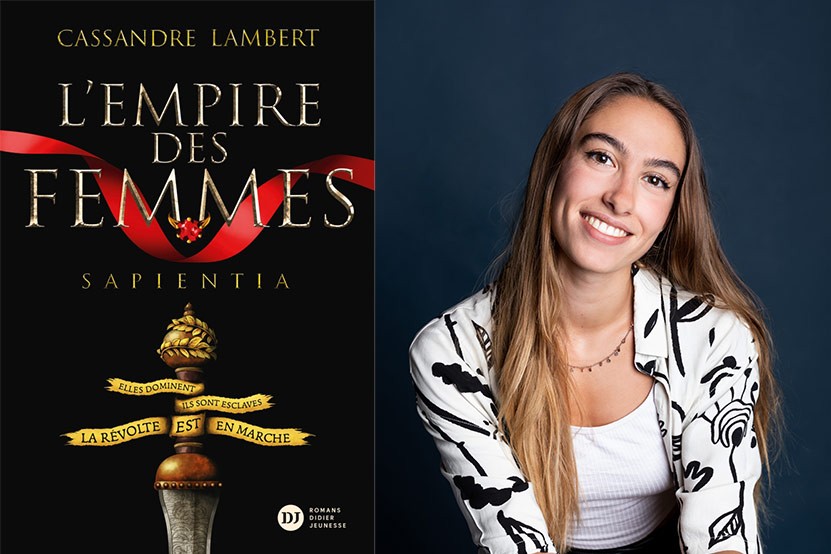 Coups de cœurs culturels féministes : Aperçu du livre l'empire des femmes et photo de l'auteur Cassandre Lambert
