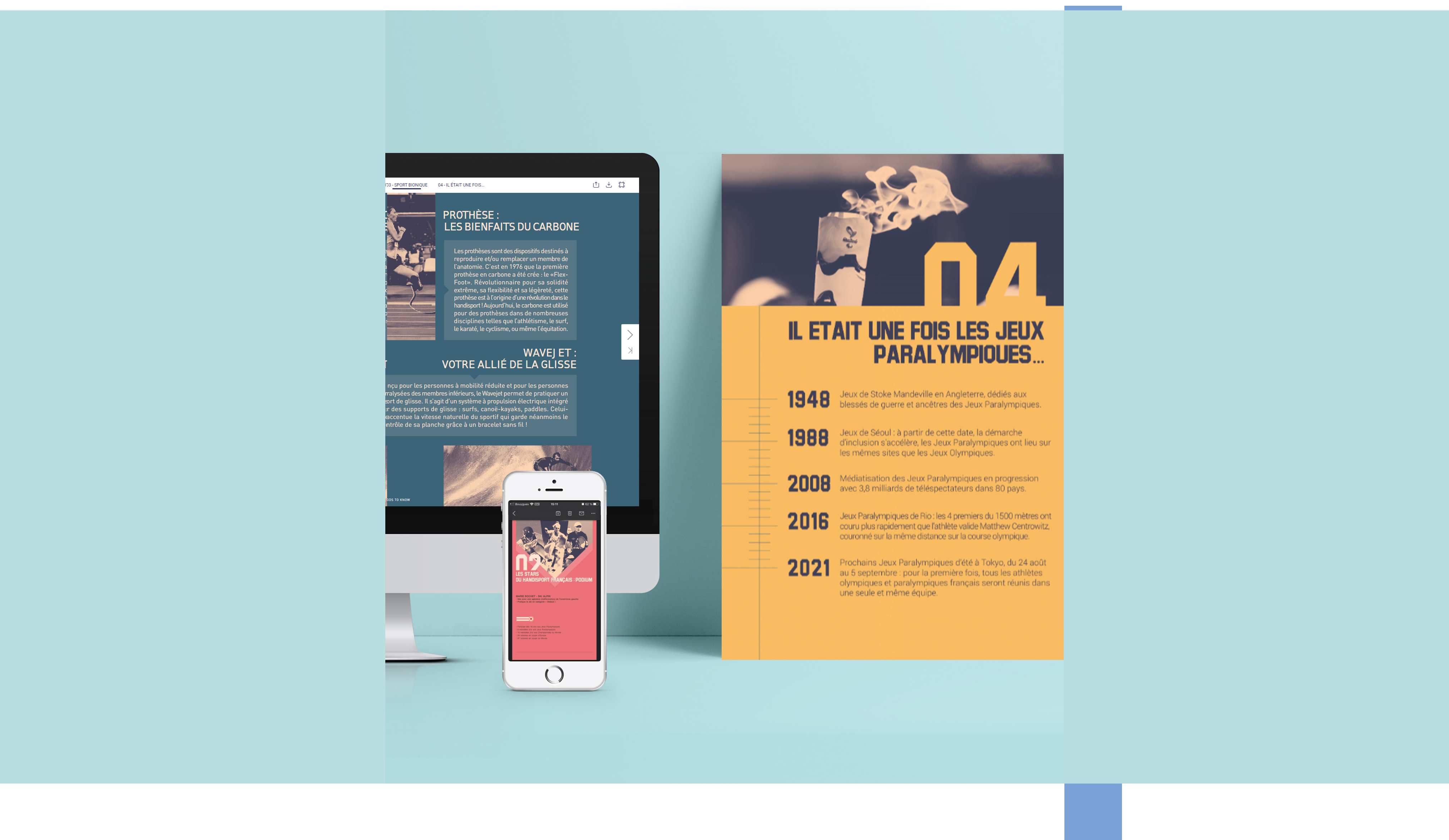 Handisport : Aperçu des affiches de l'exposition sport