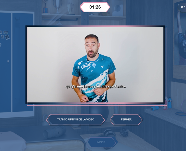 Handisport : aperçu de notre serious game "En route vers les Jeux"